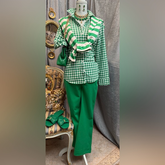 Elegant Green and Gold Jewelry Set - Picture 6 of 6